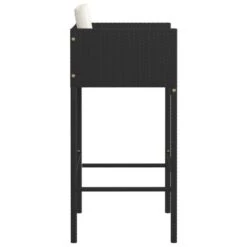 Tabourets De Bar 4 Pcs Avec Coussins Noir Résine Tressée -Esprit Plein Air tabourets de bar 4 pcs avec coussins noir resine tressee 3666722246064 1097932
