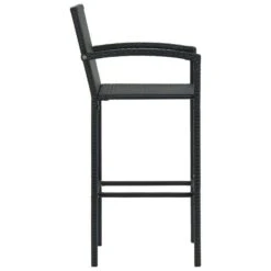 Tabourets De Bar 4 Pcs Noir Résine Tressée -Esprit Plein Air tabourets de bar 4 pcs noir resine tressee 3666722354790 943933