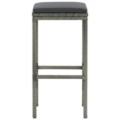 Tabourets De Bar Avec Coussins 4 Pcs Gris Résine Tressée -Esprit Plein Air tabourets de bar avec coussins 4 pcs gris resine tressee 3666722354868 943877