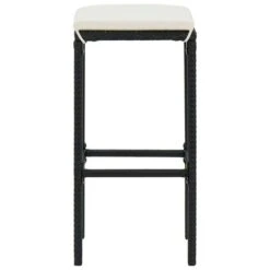 Tabourets De Bar Avec Coussins 4 Pcs Noir Résine Tressée -Esprit Plein Air tabourets de bar avec coussins 4 pcs noir resine tressee 3666722354875 943870