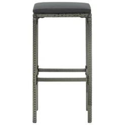 Tabourets De Bar Avec Coussins 6 Pcs Gris Résine Tressée -Esprit Plein Air tabourets de bar avec coussins 6 pcs gris resine tressee 3666722413534 847403