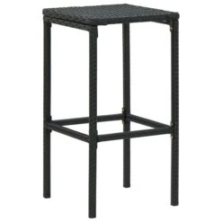 Tabourets De Bar Avec Coussins 6 Pcs Noir Résine Tressée -Esprit Plein Air tabourets de bar avec coussins 6 pcs noir resine tressee 3666722354844 943892
