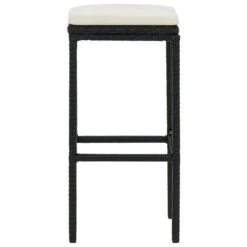 Tabourets De Bar Avec Coussins 6 Pcs Noir Résine Tressée -Esprit Plein Air tabourets de bar avec coussins 6 pcs noir resine tressee 3666722354844 943893