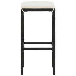 Tabourets De Bar Avec Coussins 6 Pcs Noir Résine Tressée -Esprit Plein Air tabourets de bar avec coussins 6 pcs noir resine tressee 3666722354844 943894