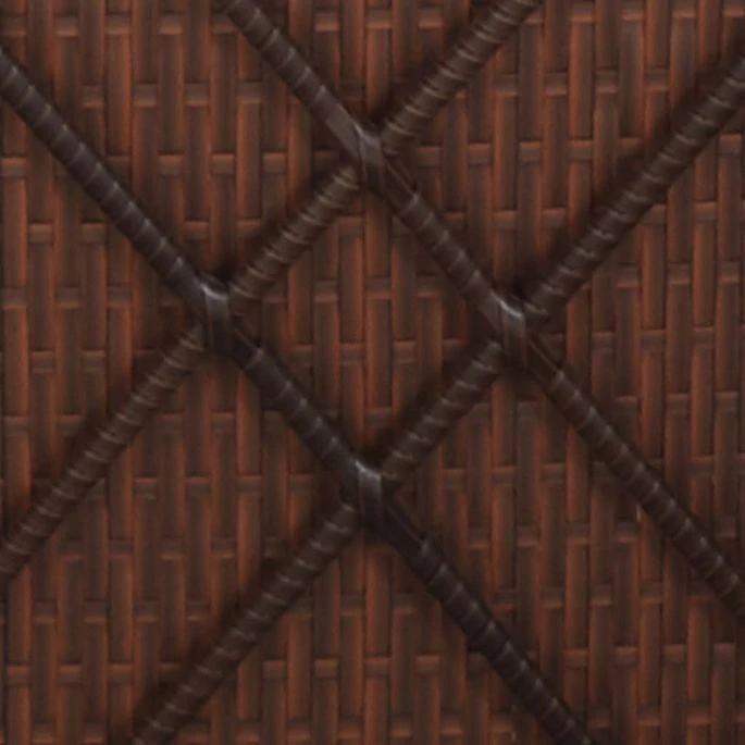 Transat Convertible Avec Coussins Résine Tressée Marron 8 Transat Convertible Avec Coussins Résine Tressée Marron – Image 8